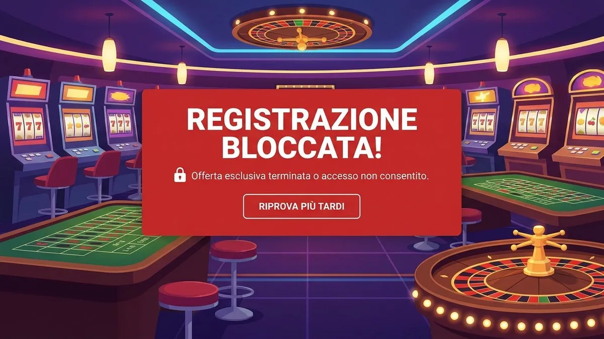Registrazione con bonus
