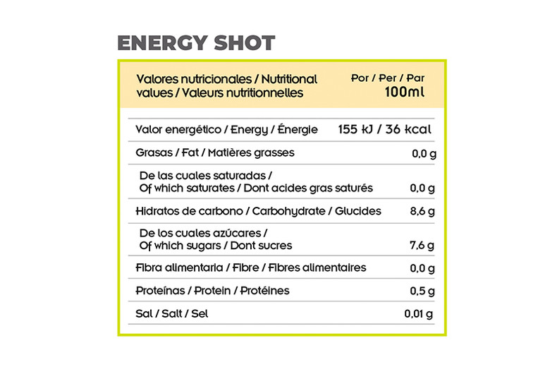 energyshot nutricional
